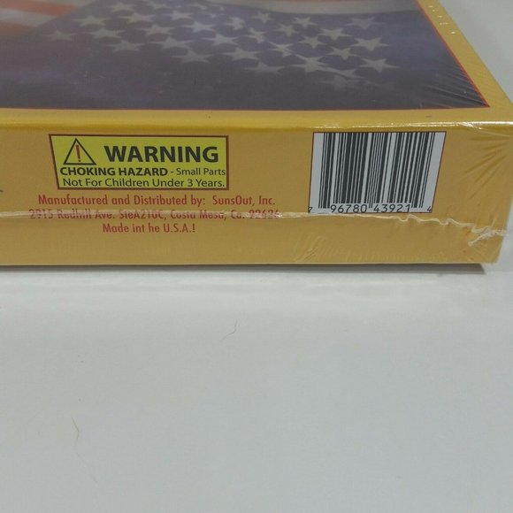 Sun's Out Guardians of Freedom 550 Piece Jigsaw Puzzle Bald Eagle Flag Copple - Picture 5 of 6